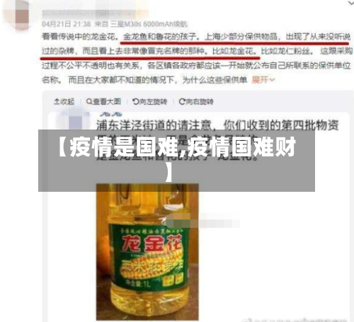 【疫情是国难,疫情国难财】-第2张图片