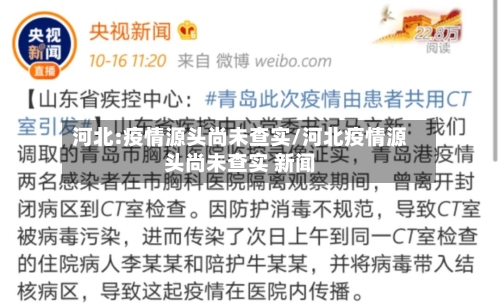 河北:疫情源头尚未查实/河北疫情源头尚未查实 新闻-第1张图片