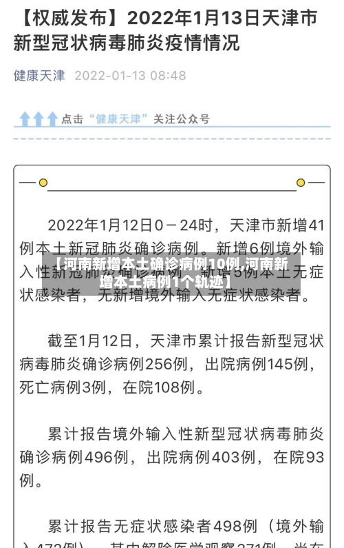 【河南新增本土确诊病例10例,河南新增本土病例1个轨迹】-第3张图片