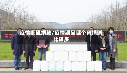 疫情哪里捐款/疫情期间哪个省捐赠比较多-第2张图片