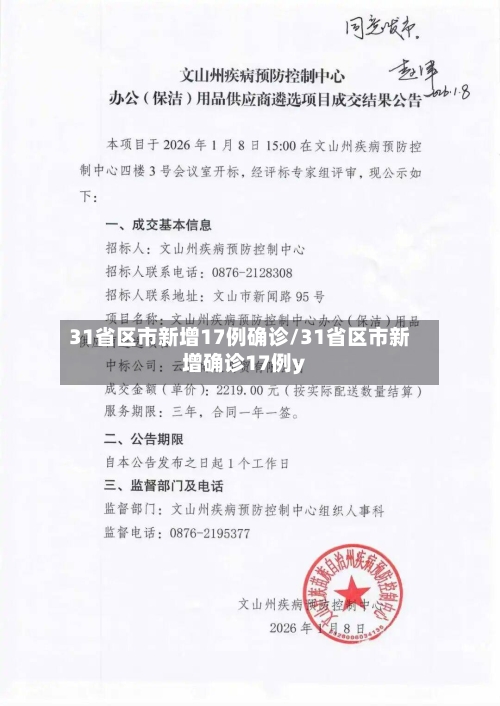 31省区市新增17例确诊/31省区市新增确诊17例y-第2张图片